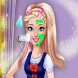 لعبة مكياج الأميرة الجامعية في السبا
