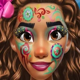 لعبة مكياج الأميرة الاستوائية – سبا وتجميل للبنات