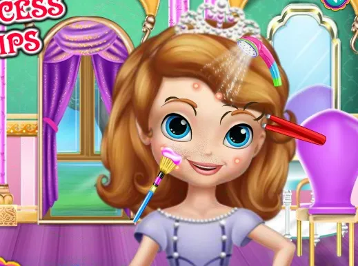 لعبة نصائح التجميل للأميرة الصغيرة