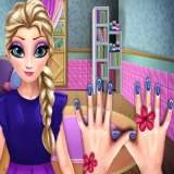 لعبة صالون تجميل الأميرة – مكياج وأظافر للبنات