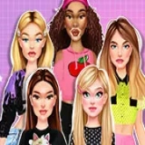 لعبة مكياج وتلبيس 5 بنات